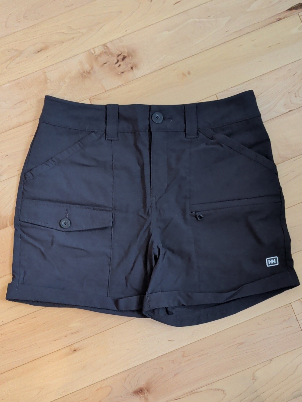 Helly Hansen Maridalen Charcoal Grey Women's Cargo Shorts with Pocket Detailing